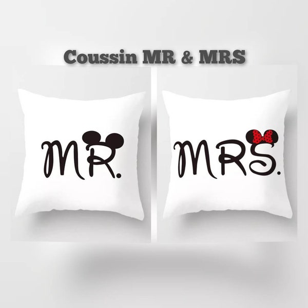 Coussins MR & MRS