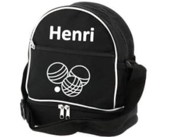 personalized petanque bag 3 balls