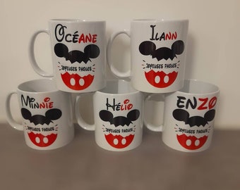 Tasse oreille mickey  personnalisée