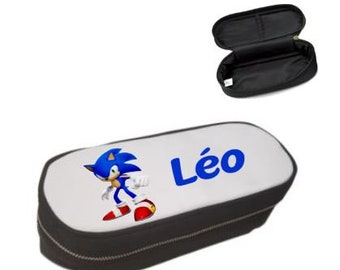 personalized printed pencil case sonic