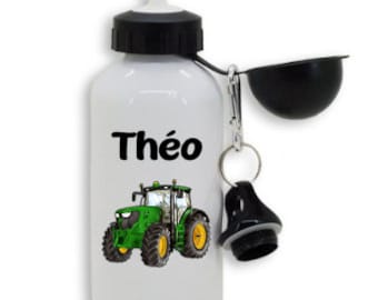 gourde inox 500ml en inox tracteur