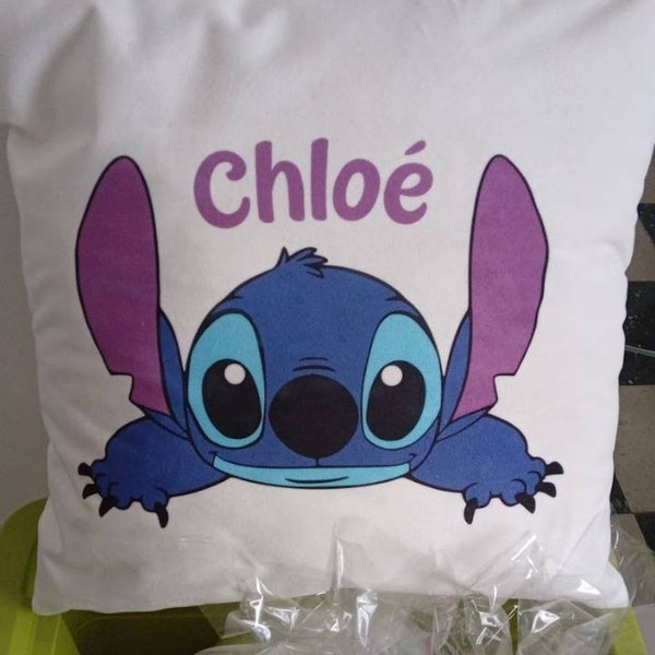 Coussin personnalisé stitch