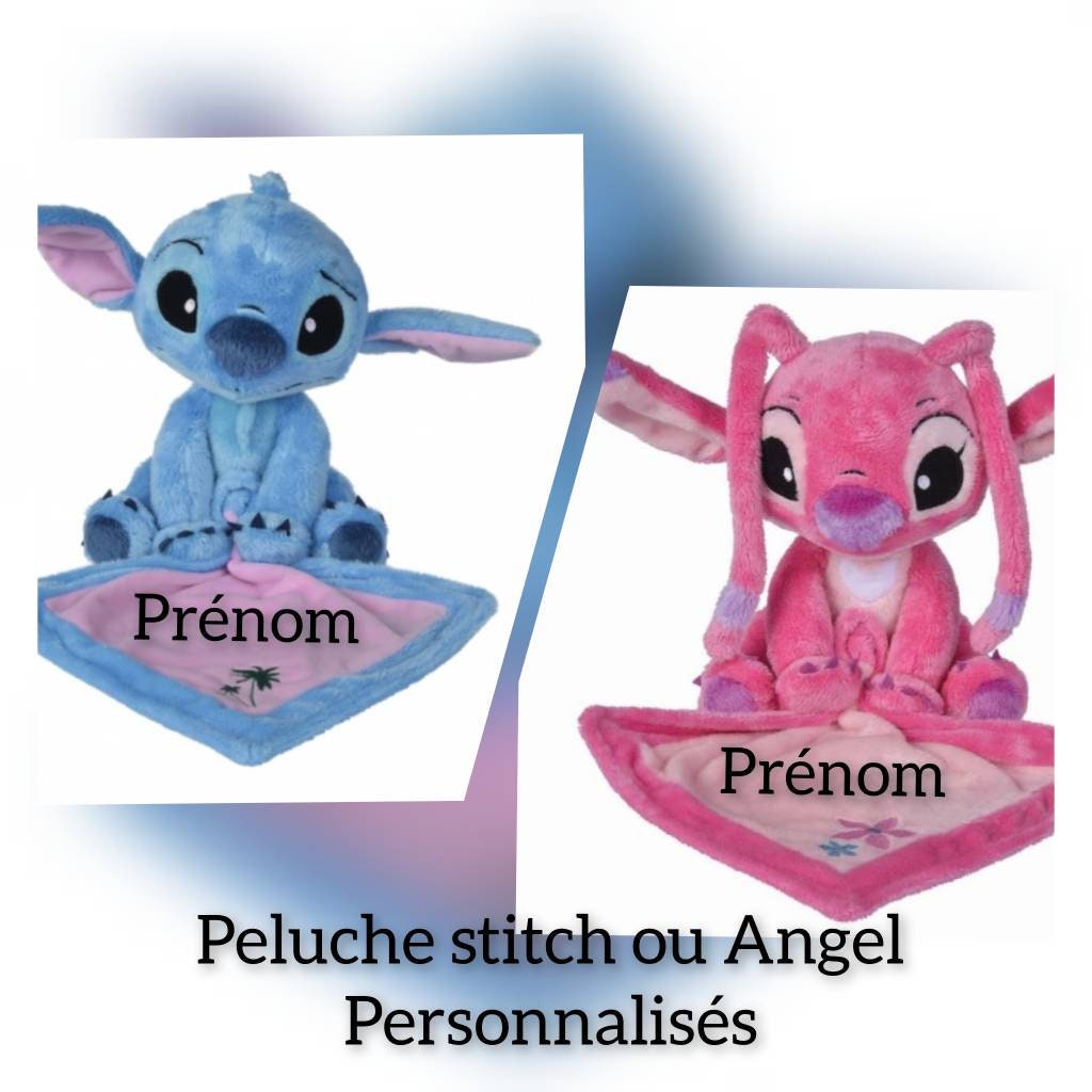 35cm Nouveau Géant Mignon Disney Bleu Lilo Point En peluche Animal Peluche  Jouet Poupée Cadeau