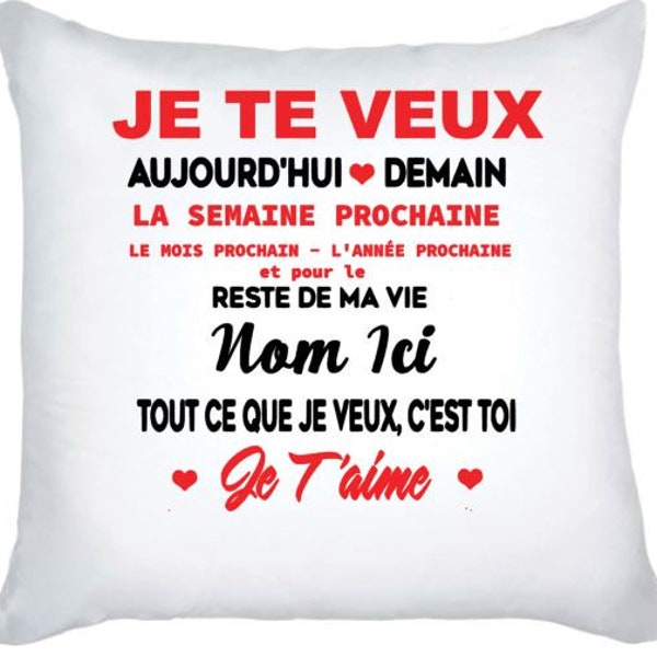 coussin je te veux