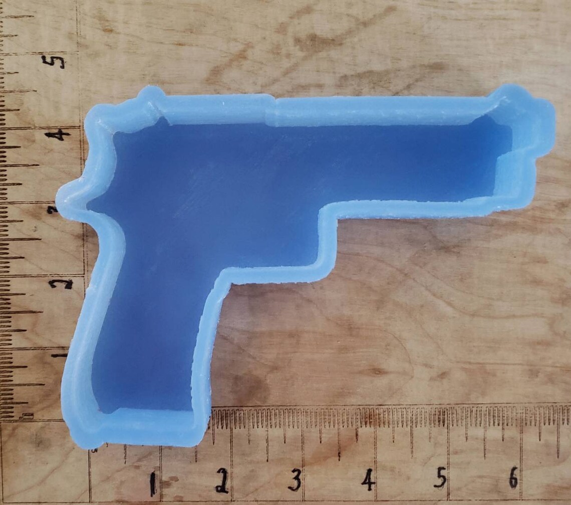 Pistol / Gun Mold approximately 4 x 5.5 x Etsy