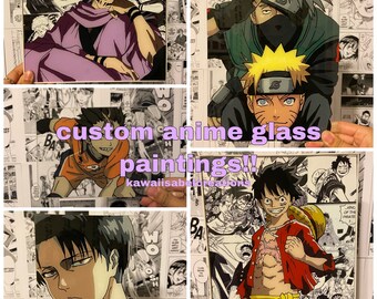 Anime Painting Etsy Anime Painting Etsy
