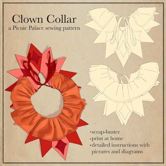 Picnic Palace's Classic Clown Collar Sewing Pattern