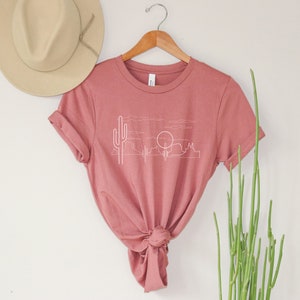 Desert Scenery T-Shirt / Desert Shirt / Desert Vibes / Out West / Western Wear / Western T-Shirt / Graphic Tee / Unisex Shirts / Min