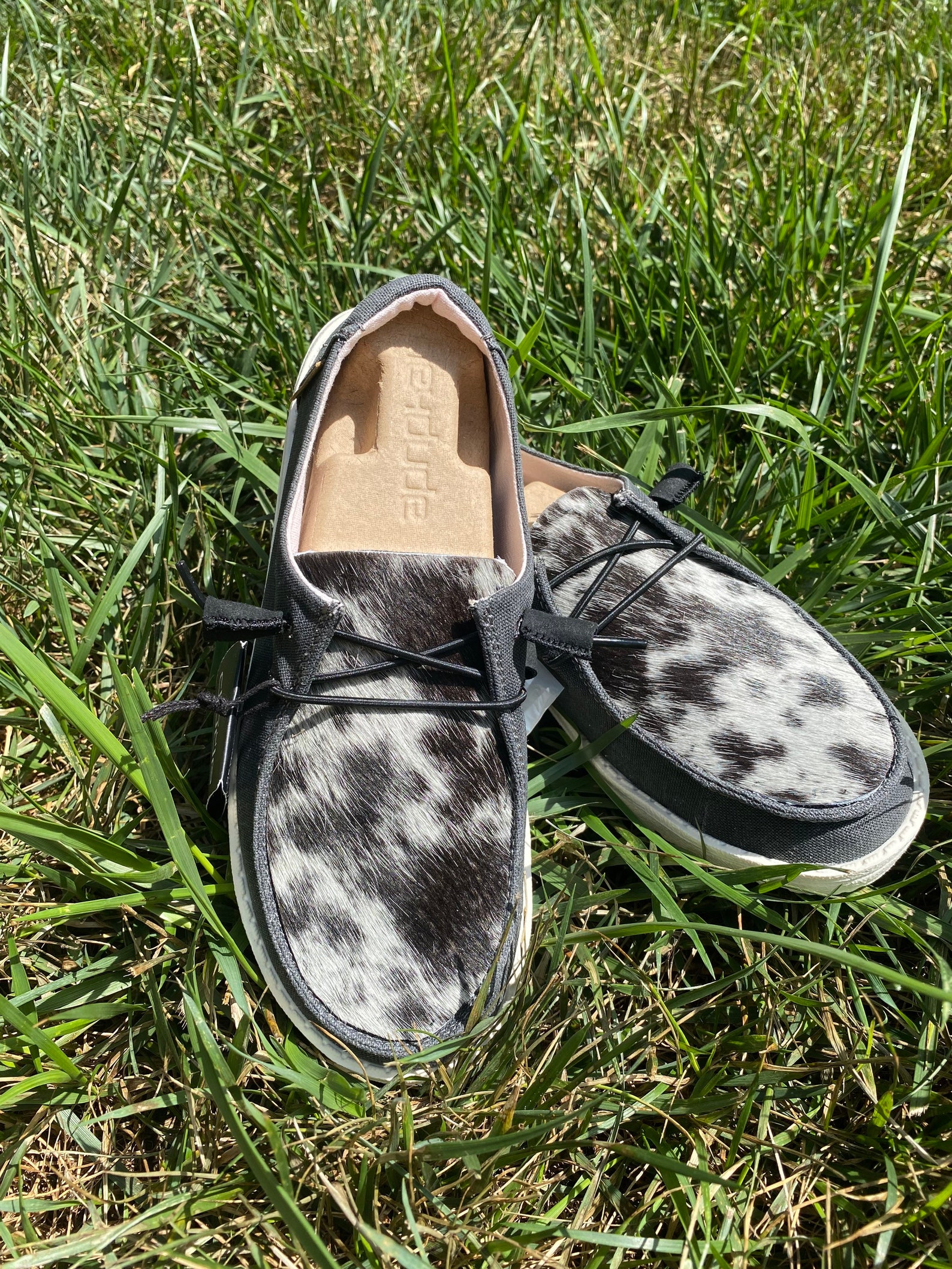 Cowhide Hey Dude Shoes MADE TO ORDER Hey Dude Shoes | Etsy