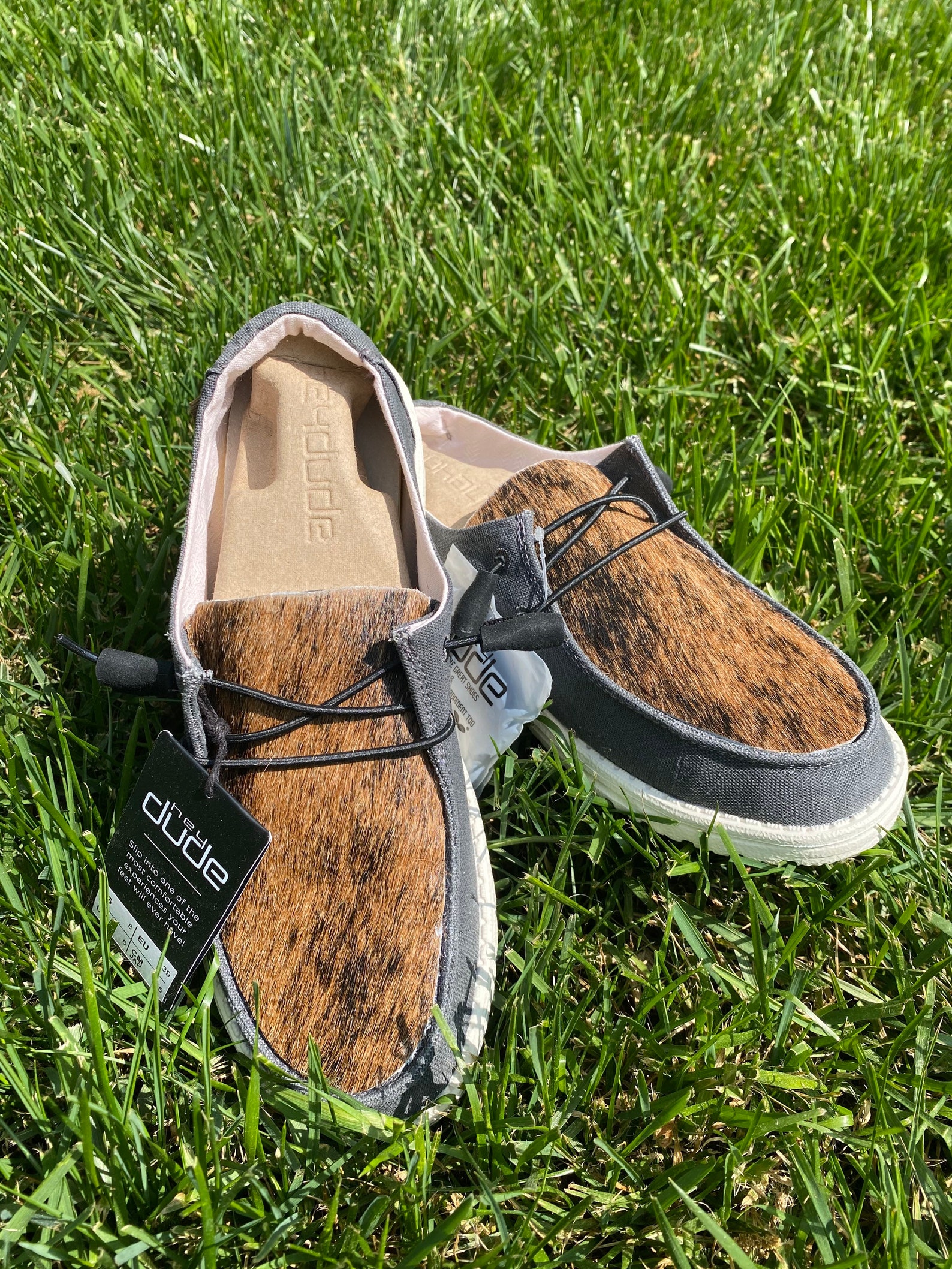 Cowhide Hey Dude Shoes MADE TO ORDER Hey Dude Shoes Etsy