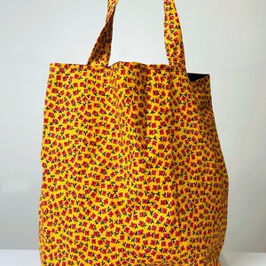 UpCycled Flower Tote - Retro Tote Bag