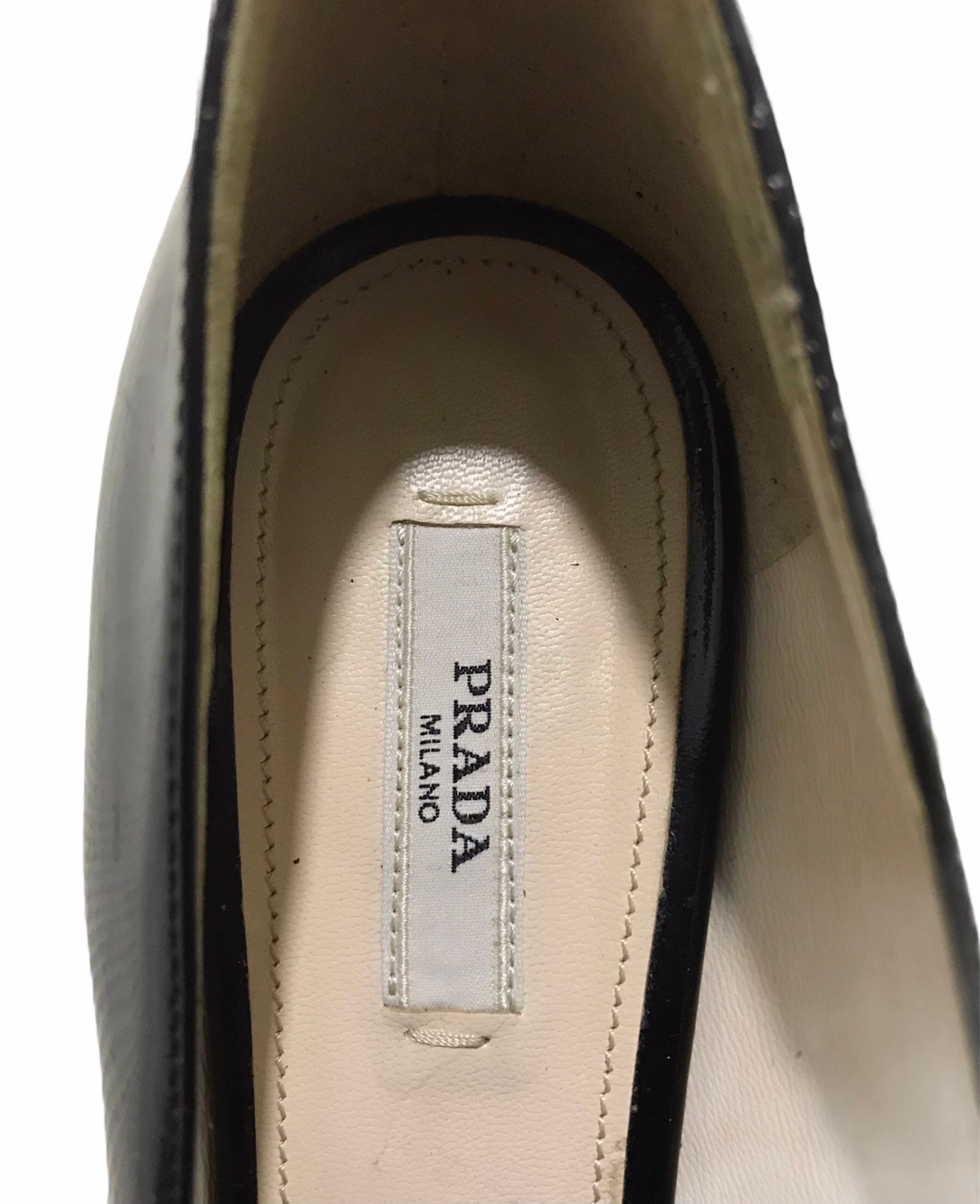 Prada High Heel Black Italy Shoes Etsy