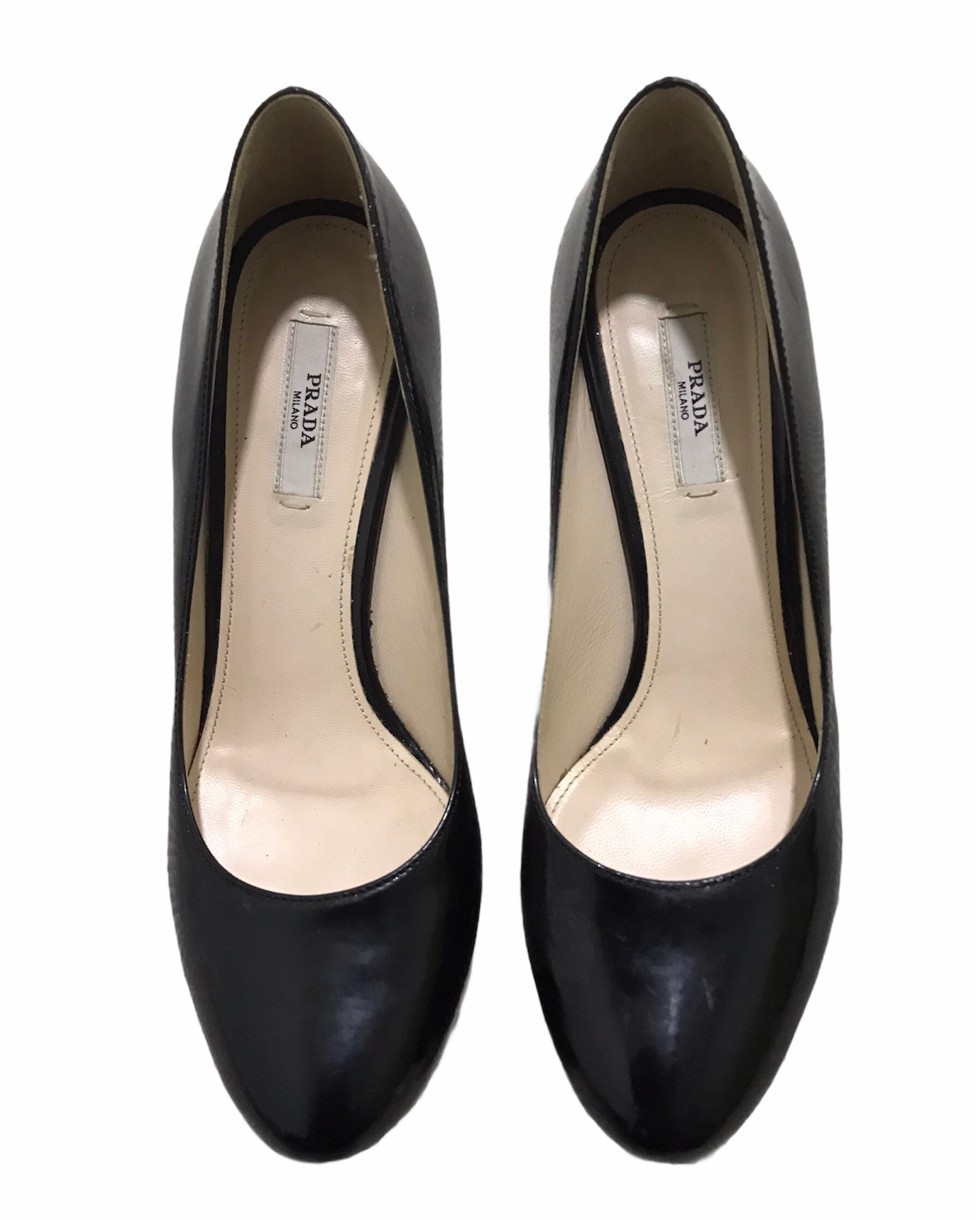 Prada High Heel Black Italy Shoes Etsy