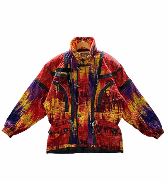 Salomon Fiery Red Middle String Hoodie Skiwear Win
