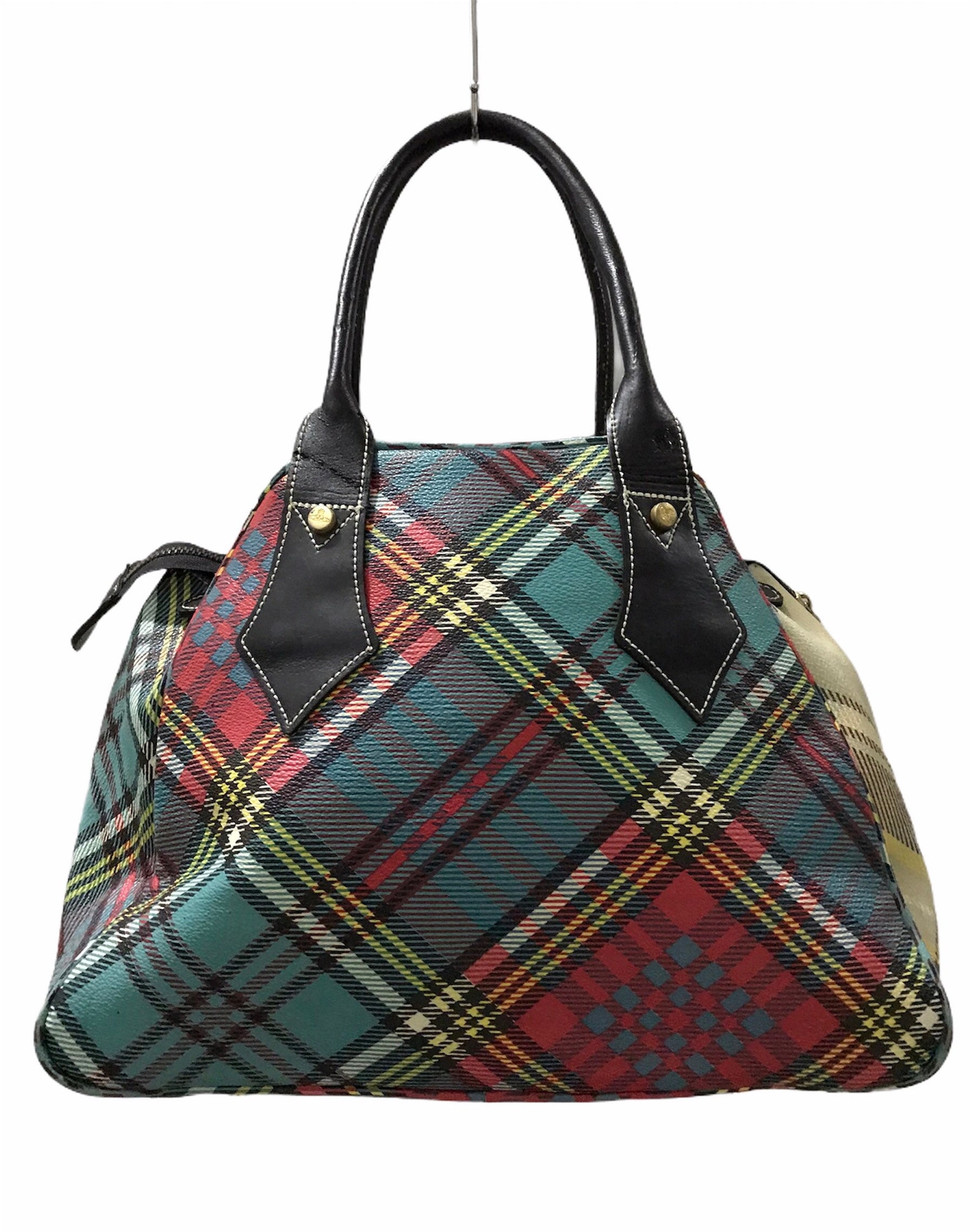Vivienne Westwood Handbag Tartan Checkerboard Italy Bag Etsy