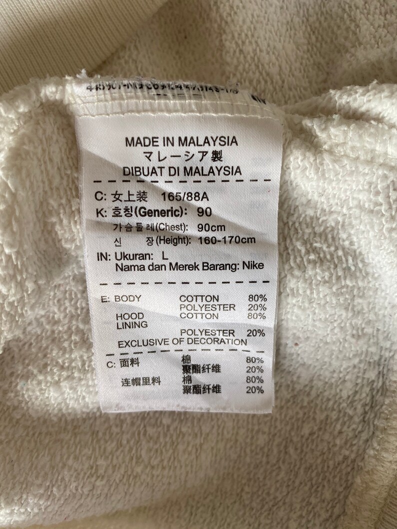 Vintage Nike Swoosh Split Logo Big Spellout Hoodie Sweater  Etsy