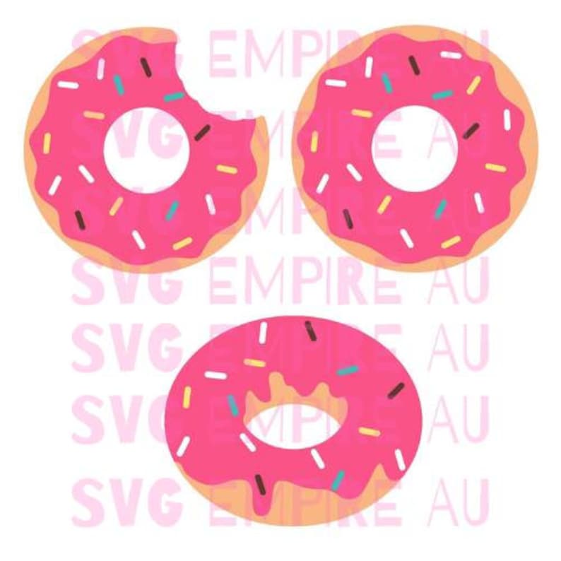 Donut SVG, Doughnut SVG, Donut Clipart, Doughnut Clipart, Donut With