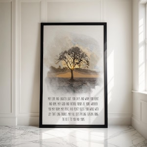 Impression de bénédiction irlandaise