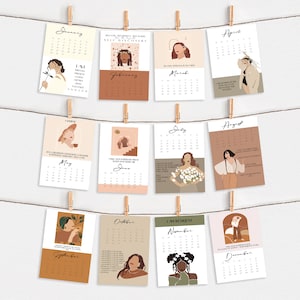 Calendrier de bureau affirmations de soi 2025
