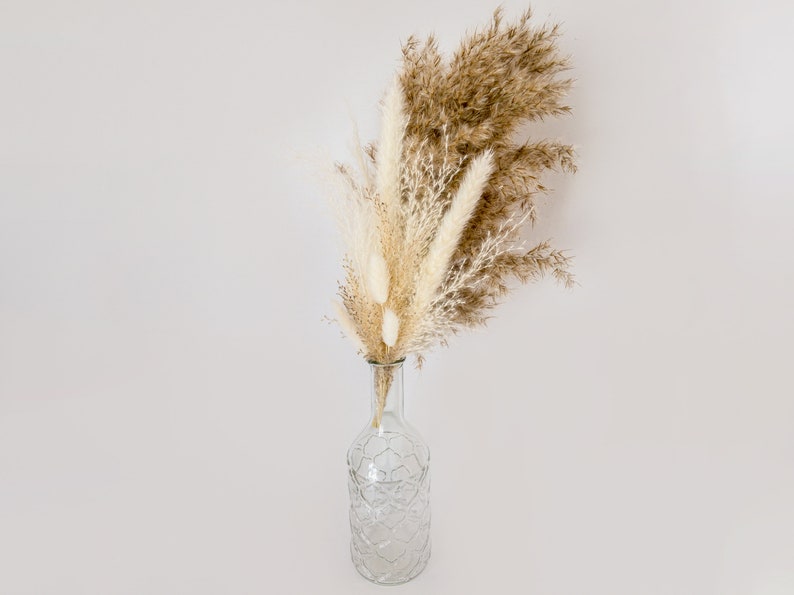 Dried Flowers Bouquets Natural BouquetsTabletop DécorWedding Décor Dried FlowersNeutral Flower ArrangementsRustic Chic DécorPampas image 3