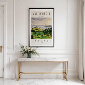 Val D&#39;Orcia Tuscany Art Print