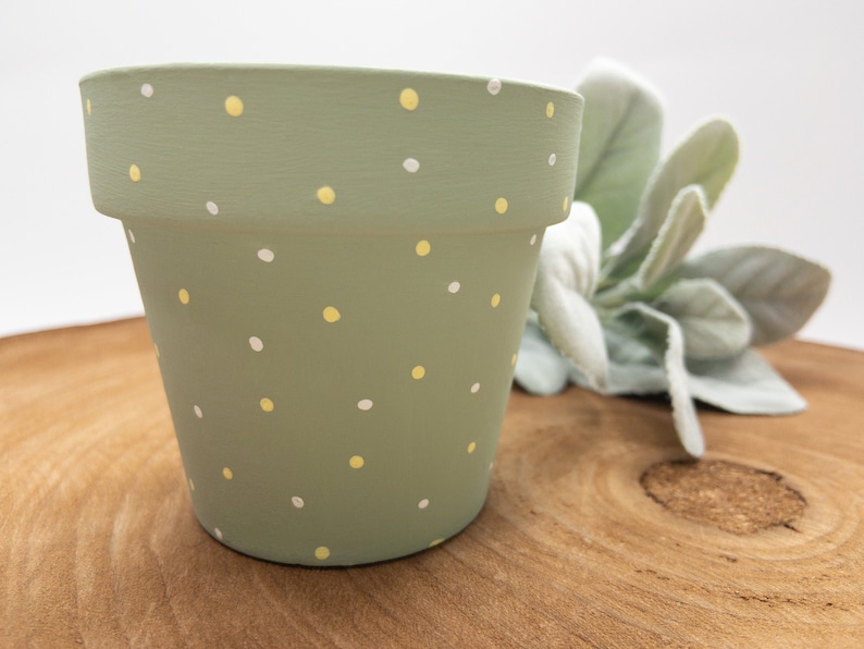 Hand Painted Planter Indoor Planter Gift Ideas Etsy