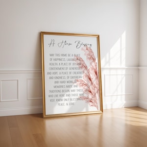 Irish Home Blessing Quote Print