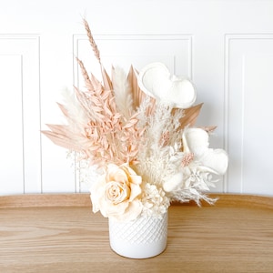 Preserved Rose Blush Dried Flower Bouquet