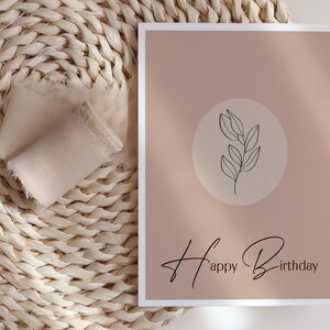 Carte de voeux joyeux anniversaire