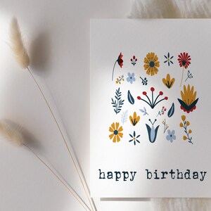 Carte Joyeux anniversaire