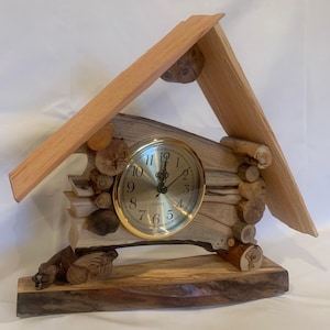 Wood clock