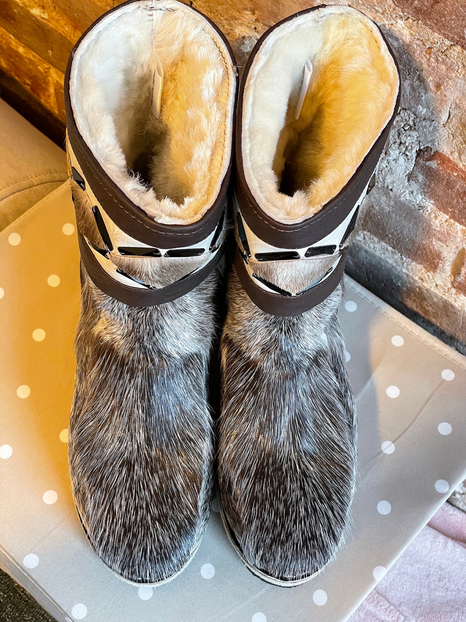 Reindeer Winter Fur Boots Mukluks 100 Handmade from Etsy