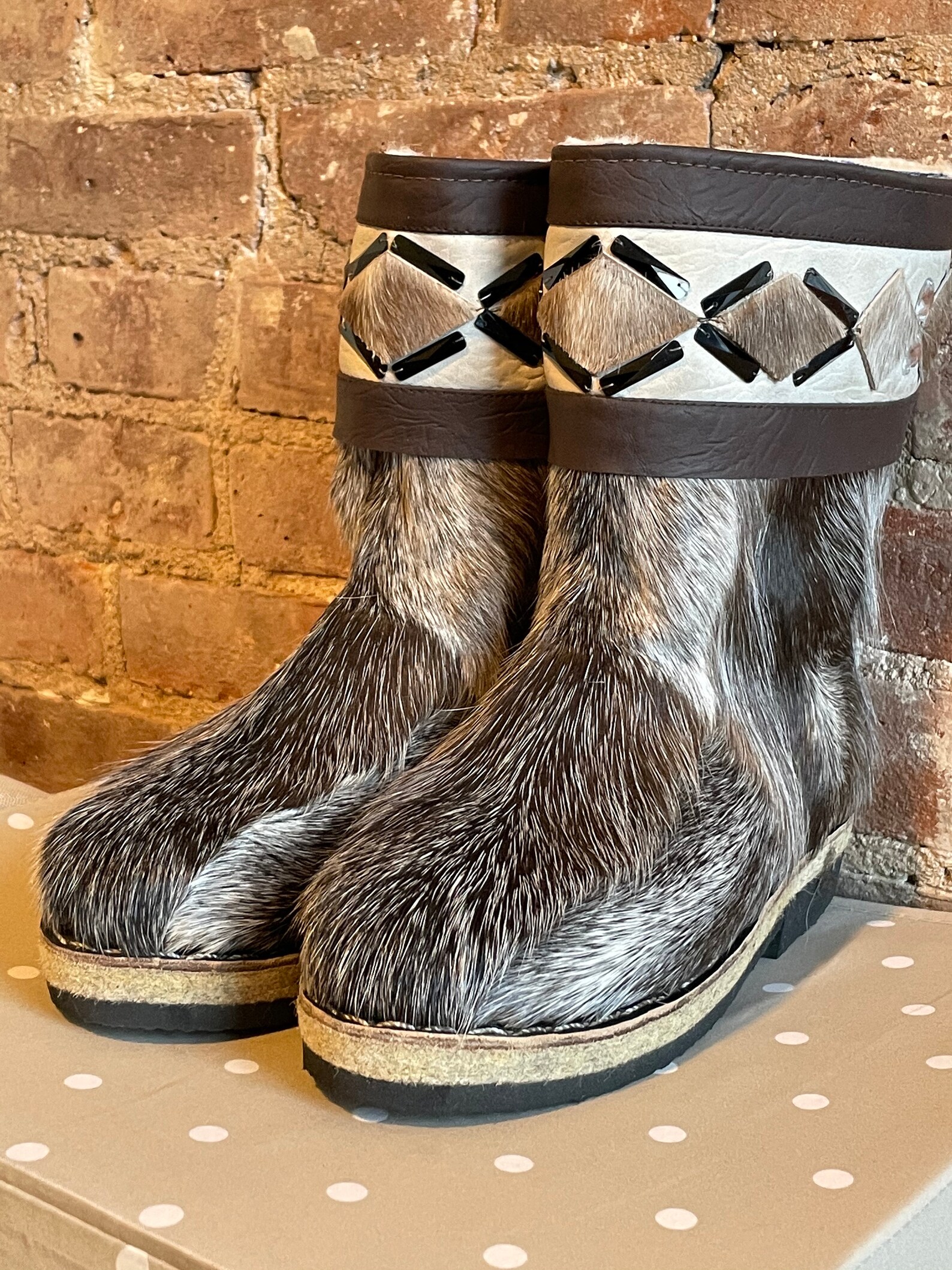 Reindeer Winter Fur Boots Mukluks 100% Handmade from | Etsy
