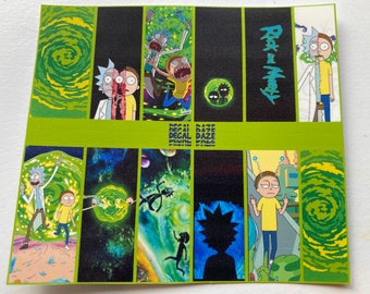 rick and morty nike slides