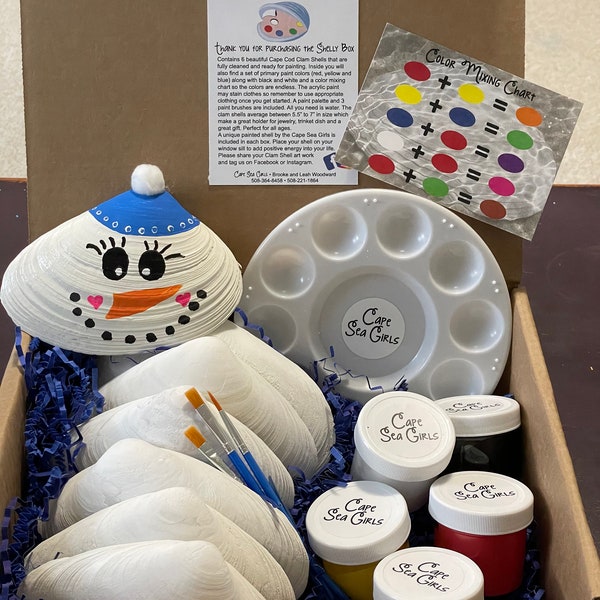 The Shelly Box~ A perfect gift for any age! Seaside shell craft thought of by 2 Cape Cod girls!