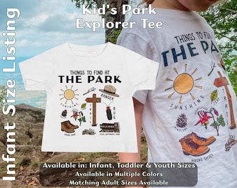 Kid's Park Explorer Tee - Infant - National Parks - Things to Find at The Park