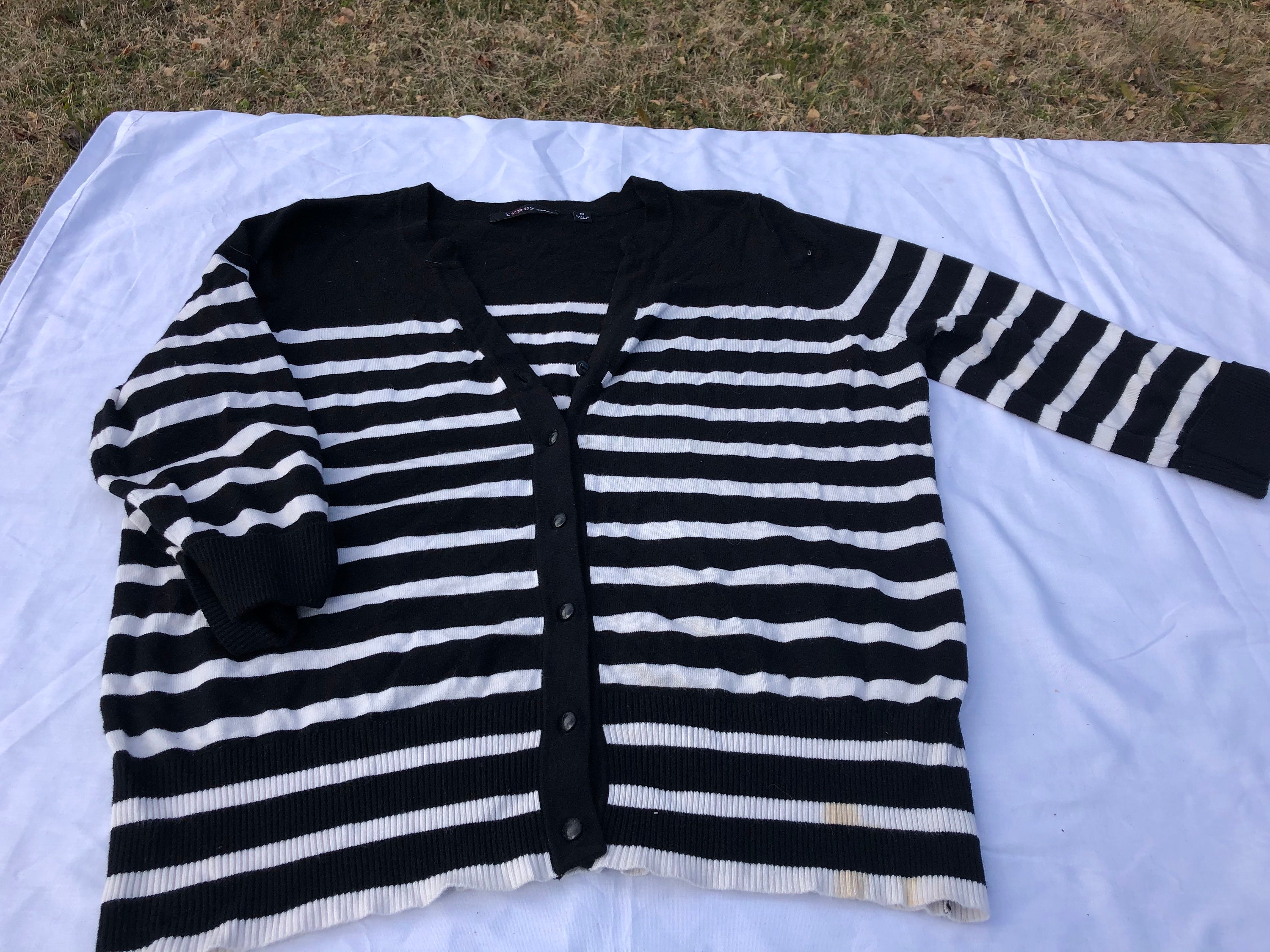 Cyrus Woman V neck Cardigan Sweater Etsy