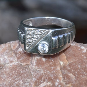 Men silver ring, Silver ring 925, Exclusive jewelry, Ring men size 9, Silver ring for men, Gift for men, Big men ring, Men jewelry, ring old