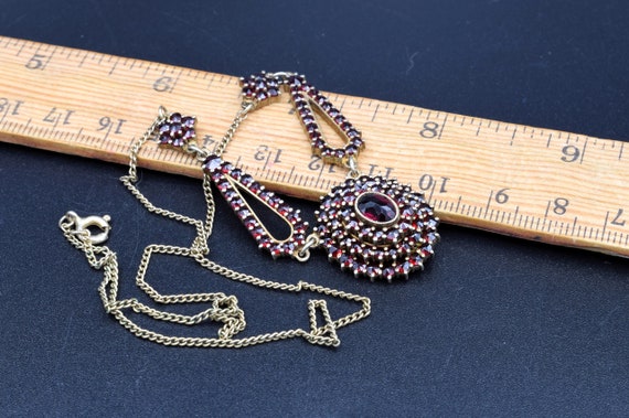 Bohemian Garnets, Necklace garnet, Czech garnet, … - image 4
