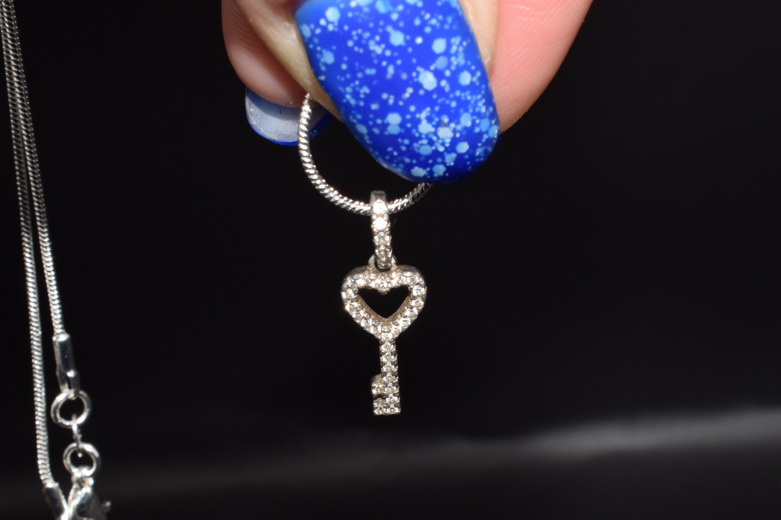 Collana Con Ciondolo Croce In Argento 925 E Zirconio Cubico – Lunghezza Regolabile, Confezione Regalo - Foto 5