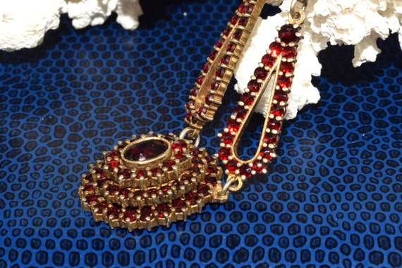 Bohemian Garnets, Necklace garnet, Czech garnet, … - image 1