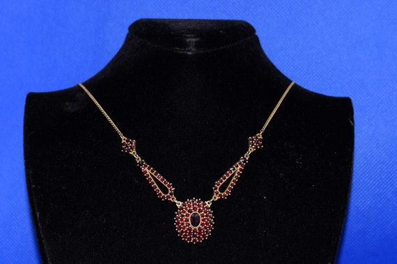 Bohemian Garnets, Necklace garnet, Czech garnet, … - image 2