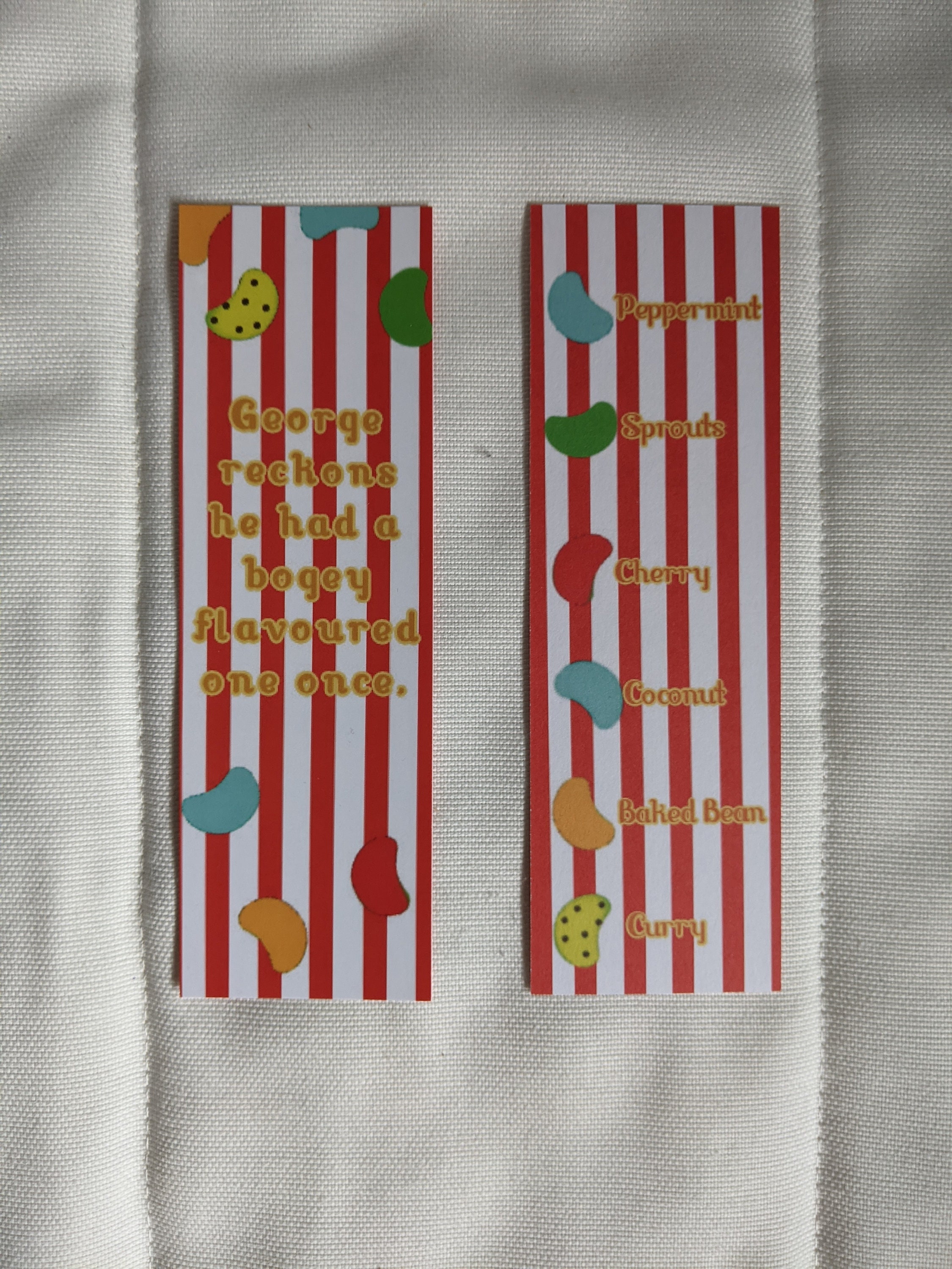 Magic Jelly Bean Bookmark Etsy