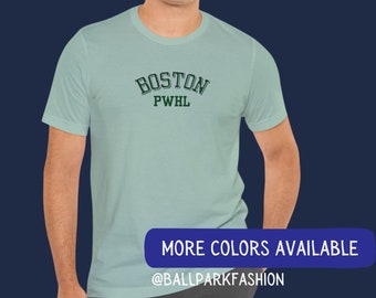 PWHL Boston Hockey camiseta Boston PWHL camisa profesional mujer hockey liga mujer deportes camisa hockey mamá camiseta hockey fan PWHL Fan