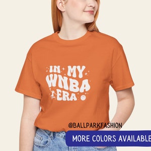 In My WNBA Era T-Shirt Women&#39;s Basketball Supporter Women&#39;s Sports Shirt wbb Tee WNBA Inspired Tee WNBA Shirt Caitlin Clark Sabrina Ionescu