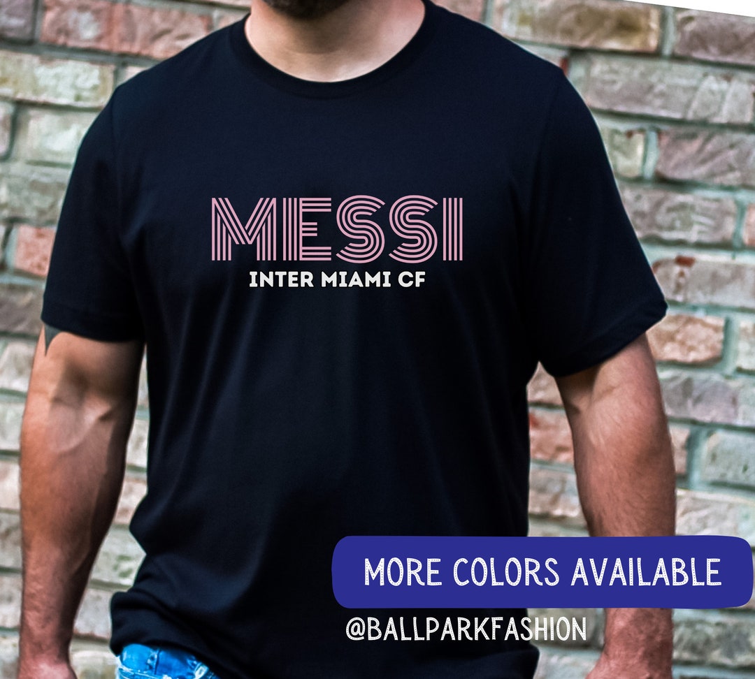 Messi Inter Miami CF T-shirt Soccer Shirt Football Fútbol Shirt Messi