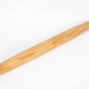 Rodillo francés – Rodillo de madera hecho a mano, arce, nogal, cerezo, abedul, herramienta para hornear, rodillo para masa de repostería, regalo imagen 2