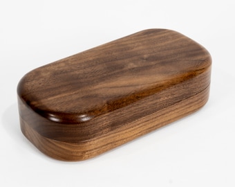 Walnut Wood Glasses Case – Wooden Eyeglasses Case | Handmade Hard Shell Sunglasses Case, Luxury Eyewear Gift