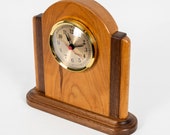 Art Deco Wood Clock Handmade