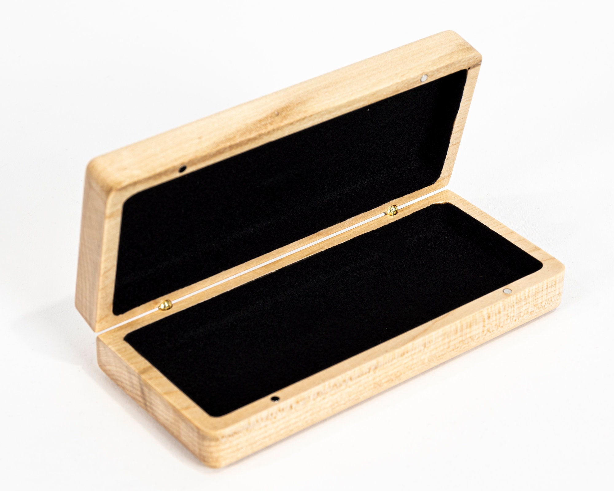 Wood Eyeglasses Case Maple Handmade Etsy